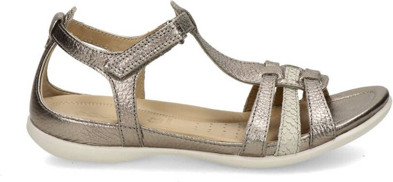 Ecco Sandalen Flash zomerschoen sandaal klittenbandschoen in metallic-look - Foto 12