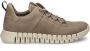 Ecco Gruuv M nubuck sneakers taupe - Thumbnail 2