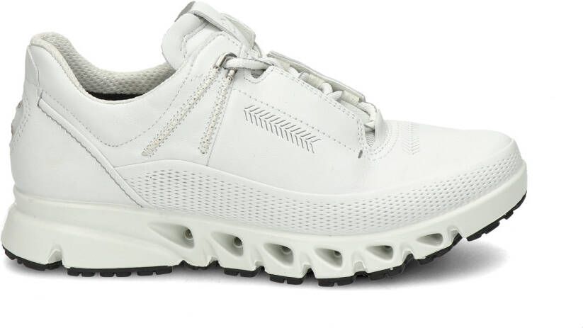 Ecco Multi-Vent comfort leren veterschoenen wit