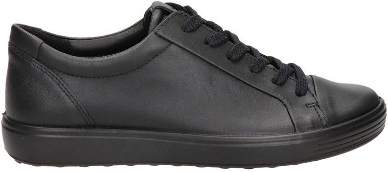 ECCO Soft 7 sneakers zwart Leer 102240 - Foto 3