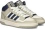Adidas Rapid Court Mid jongens sneakers grijs blauw 1 3 Uitneembare zool - Thumbnail 3