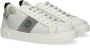 Antony Morato Rico heren sneakers Wit Groen - Thumbnail 2