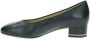 Ara Graz leren pumps met lage hak donkerblauw - Thumbnail 5