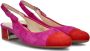 Ara Nizza 2.0 suède slingback pumps roze rood - Thumbnail 4