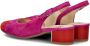 Ara Nizza 2.0 suède slingback pumps roze rood - Thumbnail 5