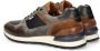 Australian Novecento leren sneakers blauw cognac - Thumbnail 10