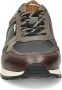 Australian Novecento leren sneakers blauw cognac - Thumbnail 11