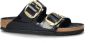 Birkenstock Arizona Big Buckle lakleren slippers zwart - Thumbnail 5