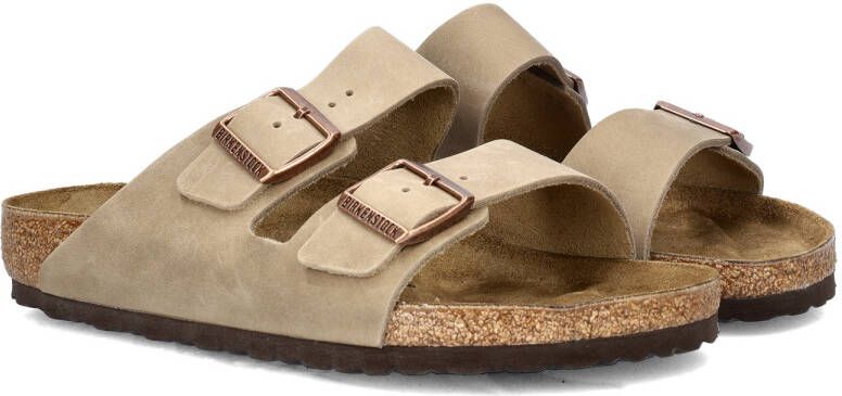 Birkenstock Arizona BS nubuck slippers taupe - Foto 6