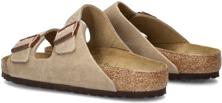 Birkenstock Arizona BS nubuck slippers taupe - Foto 7
