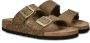 Birkenstock Sandalen Arizona Synthetic Leo Narrow Khaki - Thumbnail 3