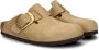 Birkenstock Boston Big Buckle nubuck clogs beige - Thumbnail 6