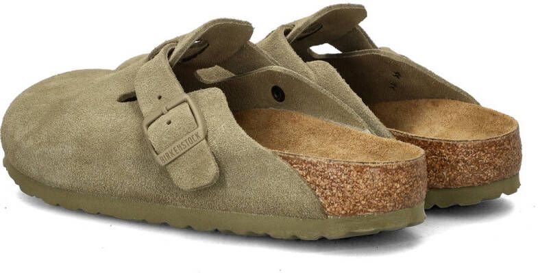 Birkenstock Boston Suede clog instapschoenen