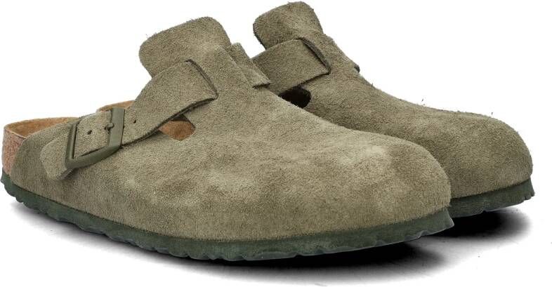Birkenstock Boston Suede instapschoenen
