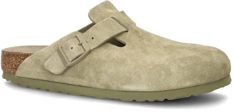 Birkenstock Boston Suede instapschoenen