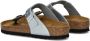 Birkenstock Gizeh Slippers Metallic Silver Normale Pasvorm Vrouwen - Thumbnail 4
