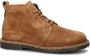 Birkenstock Uppsala Mid Shearling gevoerde suède veterboots cognac - Thumbnail 13