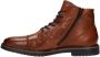 Bugatti leren veterschoenen cognac - Thumbnail 3