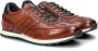 Bugatti leren sneakers cognac - Thumbnail 4