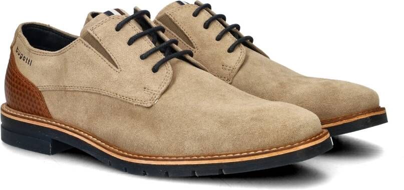 Bugatti suède veterschoenen beige - Foto 5