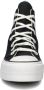 Converse Chuck Taylor All Star Platform High Top canvas sneakers zwart - Thumbnail 3