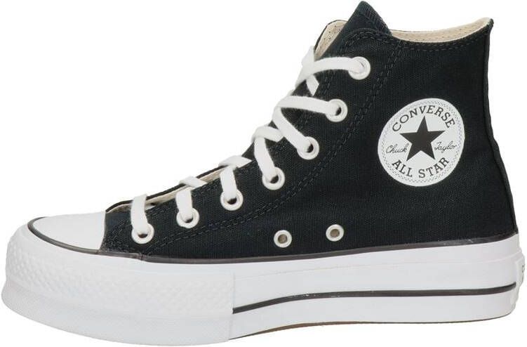 Converse All Star High Top Platform canvas sneakers zwart - Foto 3