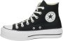 Converse All Star High Top Platform canvas sneakers zwart - Thumbnail 3