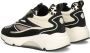 Cruyff Madina Bold Lage sneakers Leren Sneaker Dames Zwart - Thumbnail 6