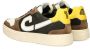 Cruyff Zwarte Leren Platform Sneaker Multicolor Heren - Thumbnail 9