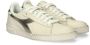 Diadora Game L Low Waxed Metal Wn Sneakers Leren Sneaker Dames Wit - Thumbnail 9