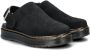 Dr. Martens Brookline Mule Bronx Suede Sandalen zwart - Thumbnail 3