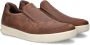 ECCO Byway leren heren instappers cognac Uitneembare zool - Thumbnail 13