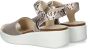 ECCO Flowt Wedge Cork dames sandaal Taupe - Thumbnail 4