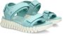 ECCO Gruuv Sandalen blauw Leer Dames - Thumbnail 2
