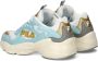Fila Collene CB meisjes sneaker Licht blauw - Thumbnail 4