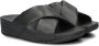 FitFlop Lulu Cross Slide Sandals Leather Vrouwen Zwart - Thumbnail 8