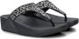 FitFlop Lulu Crystal Mix dames slipper Zwart - Thumbnail 5