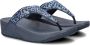 FitFlop Lulu Crystal Mix dames slipper Donkerblauw - Thumbnail 4