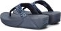 FitFlop Lulu Crystal Mix dames slipper Donkerblauw - Thumbnail 5