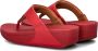 FitFlop FlitFlop Lulu Leather dames slipper Rood - Thumbnail 5