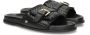 Fred de la Bretoniere Ebby Elena leren slippers zwart - Thumbnail 6