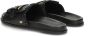 Fred de la Bretoniere Ebby Elena leren slippers zwart - Thumbnail 7