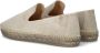 Fred de la Bretoniere 152010258 Espadrilles Dames Taupe - Thumbnail 12