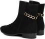 Gabor Zwarte Fluwelen Enkellaarzen Black Dames - Thumbnail 6