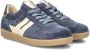 Gabor Suede Dames Sneaker Blauw - Thumbnail 4