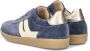 Gabor Suede Dames Sneaker Blauw - Thumbnail 5