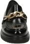 Gabor Elegante en stijlvolle loafer met goudkleurig kettingdetail Black Dames - Thumbnail 2