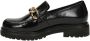 Gabor Elegante en stijlvolle loafer met goudkleurig kettingdetail Black Dames - Thumbnail 3