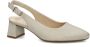 Gabor leren sling back pumps goud - Thumbnail 4