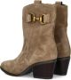 GABOR Cowboylaarzen Dames 694 Maat: 42 5 Materiaal: Suède Kleur: Taupe - Thumbnail 15